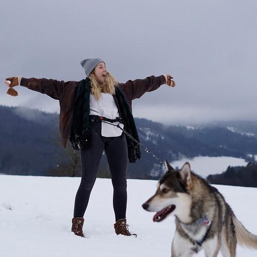 Image of Husky Erlebnistour - Trekking In Roggenbacher Schlösser (für 2 Erwachsene) Unisex
