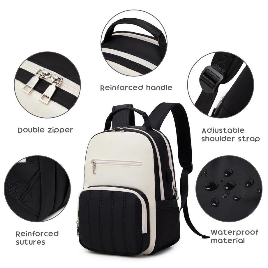 Only-bags.store Sac à dos élégant avec petite pochette  