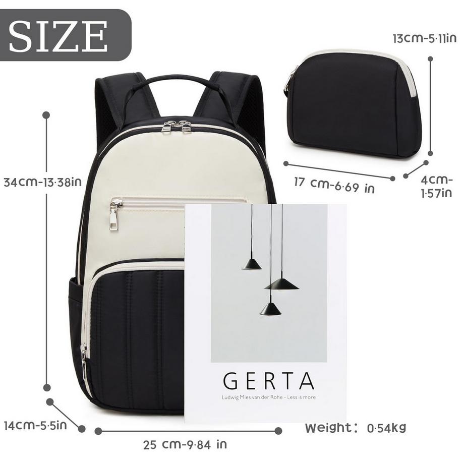 Only-bags.store Sac à dos élégant avec petite pochette  