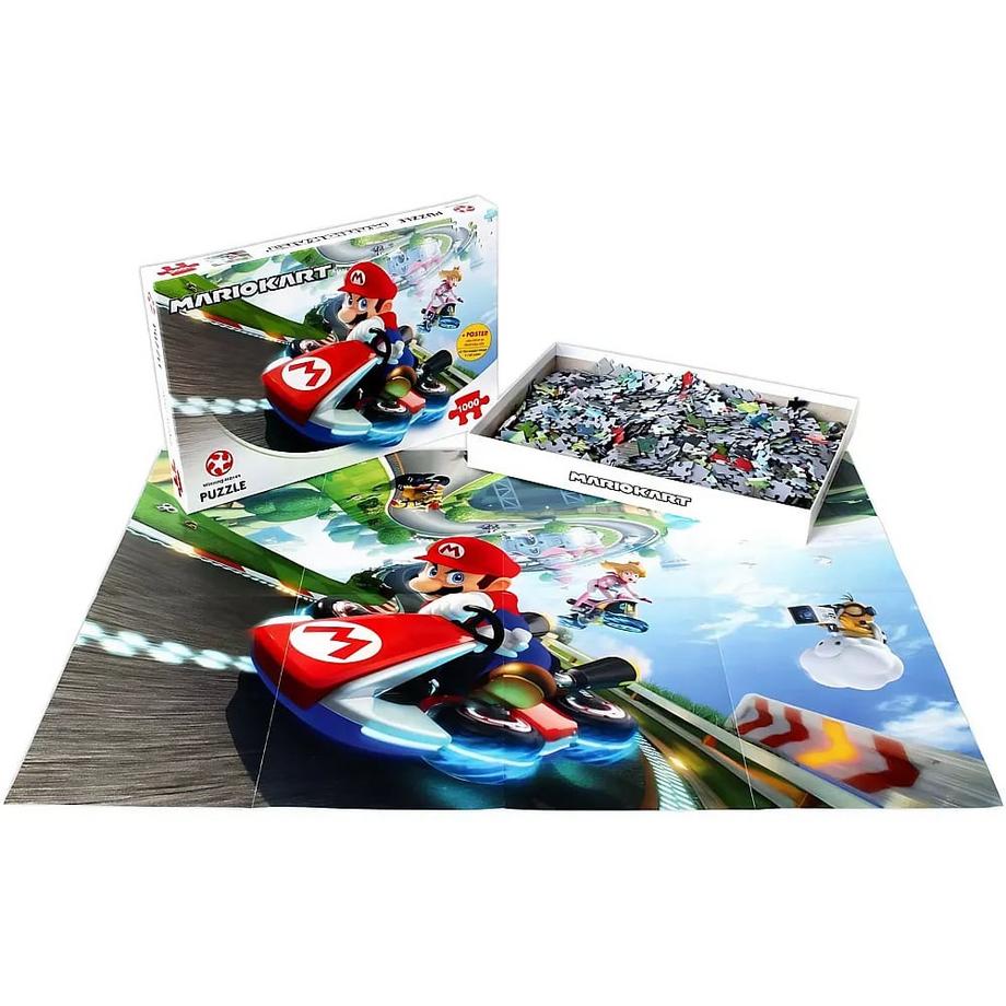 Winning Moves  Puzzle Super Mario - Mario Kart Fun Racer (1000Teile) 