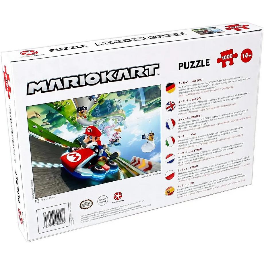 Winning Moves  Puzzle Super Mario - Mario Kart Fun Racer (1000Teile) 
