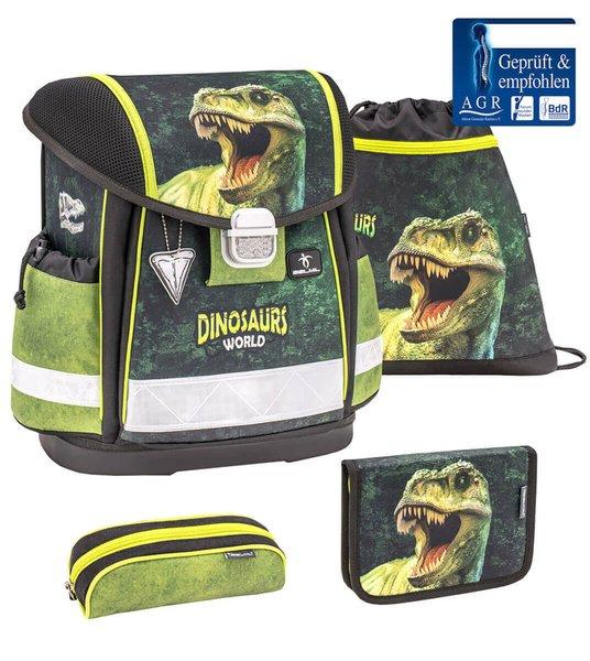 Image of CLASSY Schulrucksack 4-teiliges-Set Dinosaur World 2 CLASSY Schulrucksack 4-teiliges-Set Dinosaur World 2