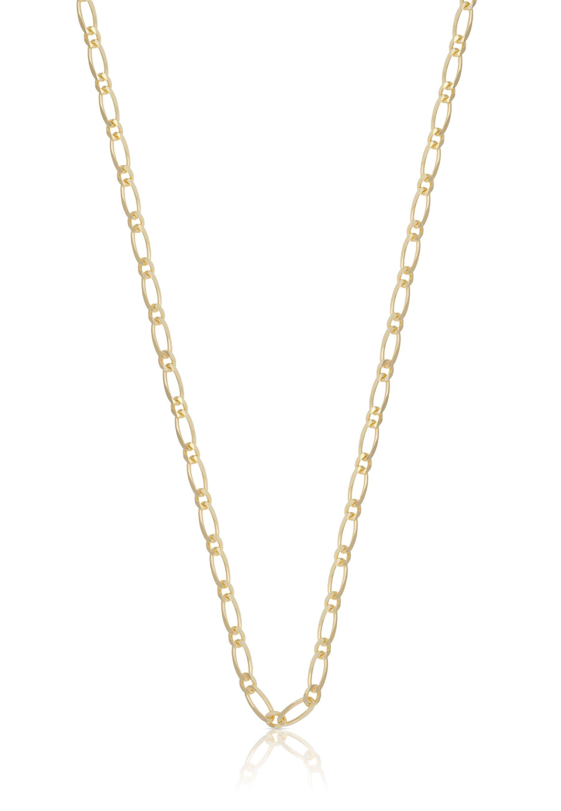 MUAU Schmuck  Collier Figaro Gelbgold 750, 2.3mm, 45cm 