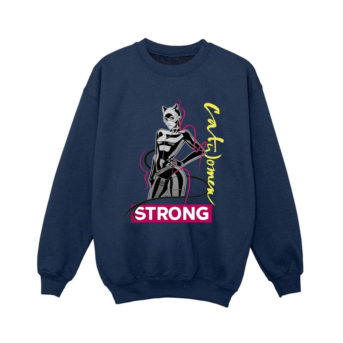 Image of Batman Catwoman Strong Sweatshirt Jungen Marine 104