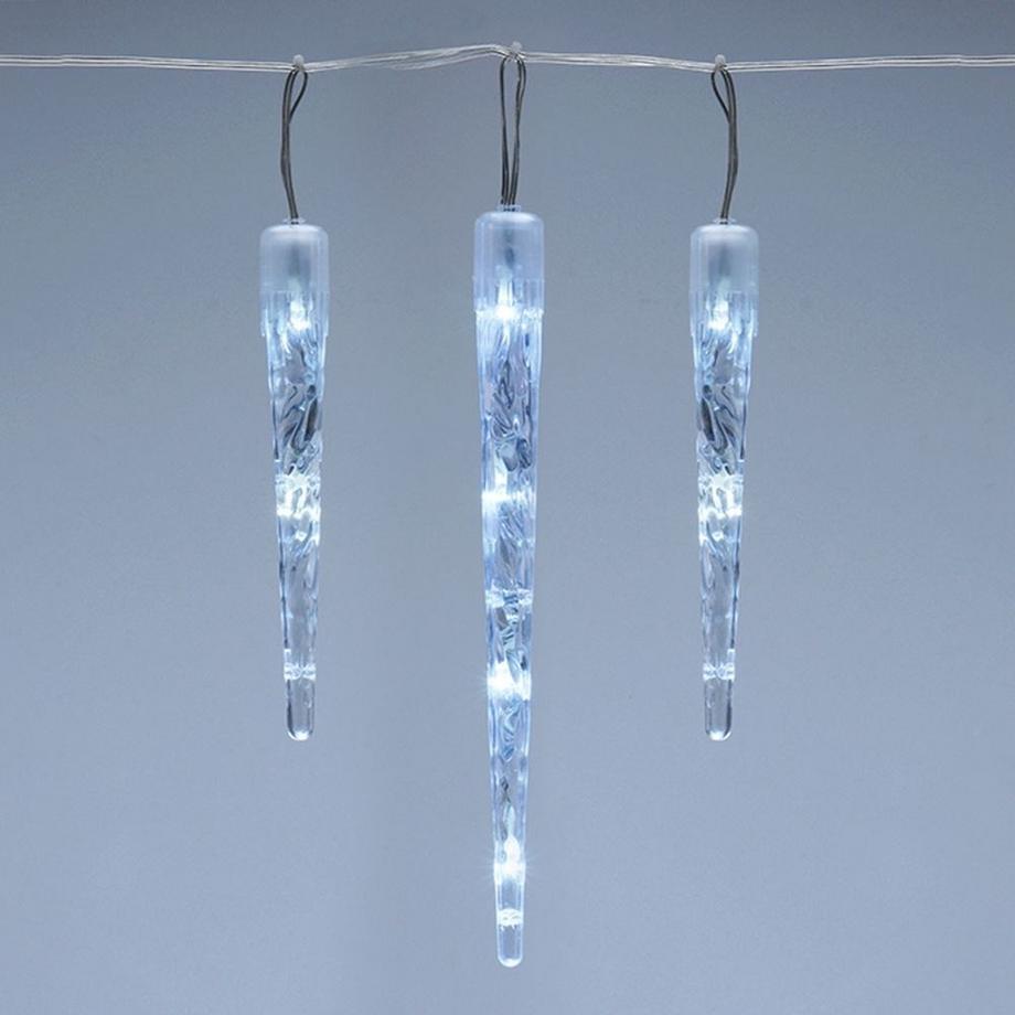 B2X Boucle lumineuse Glaçons - 72 LED, minuterie, 8 modes d'éclairage  