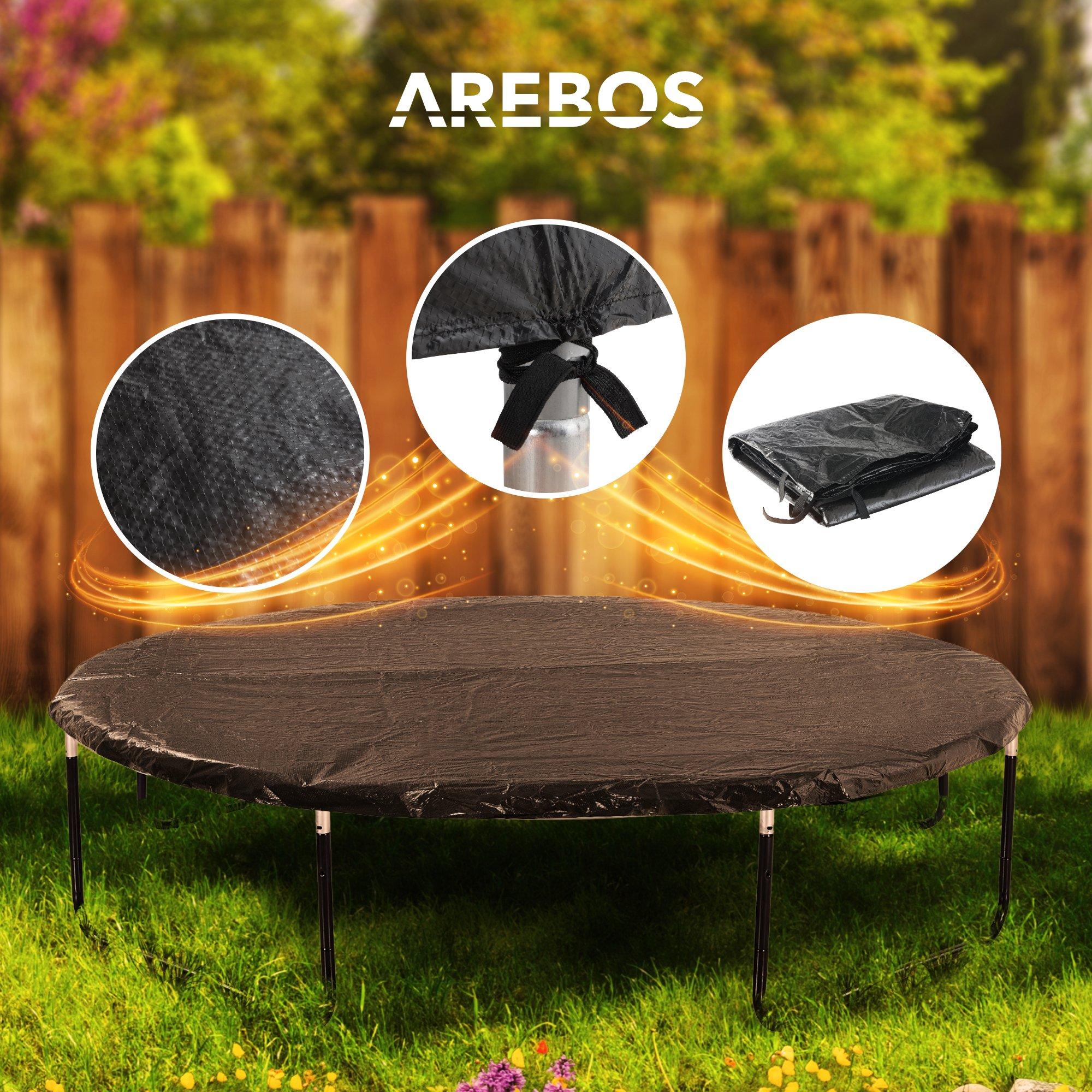 Arebos  Bâche De Protection Pour Trampoline 