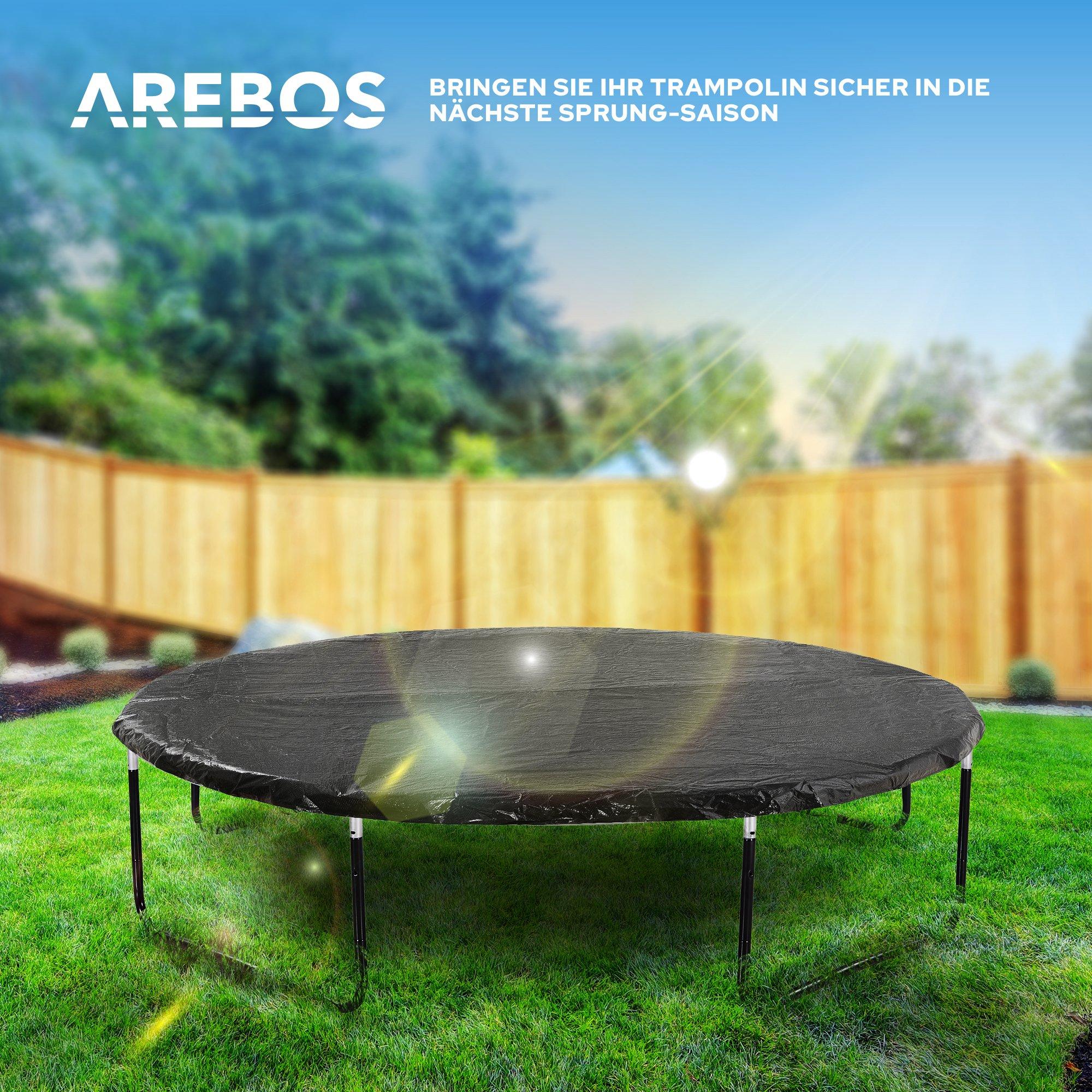 Arebos  Bâche De Protection Pour Trampoline 