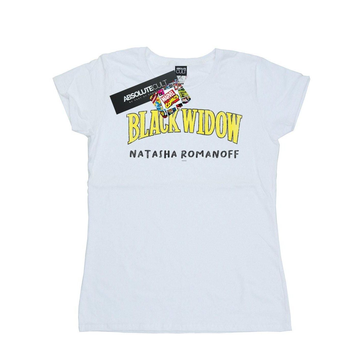 Image of Black Widow Aka Natasha Romanoff Tshirt Damen Weiss XXL
