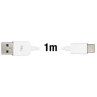 Avizar  USB auf USB-C Kabel 1M – Weiß 