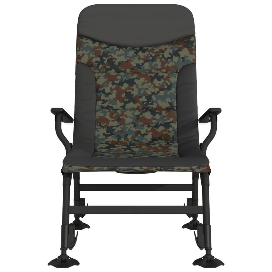 VidaXL Chaise de pêche acier  
