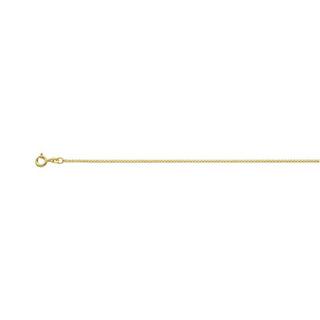 MUAU Schmuck  Collier Venezianer Gelbgold 585, 1.1mm, 50cm 