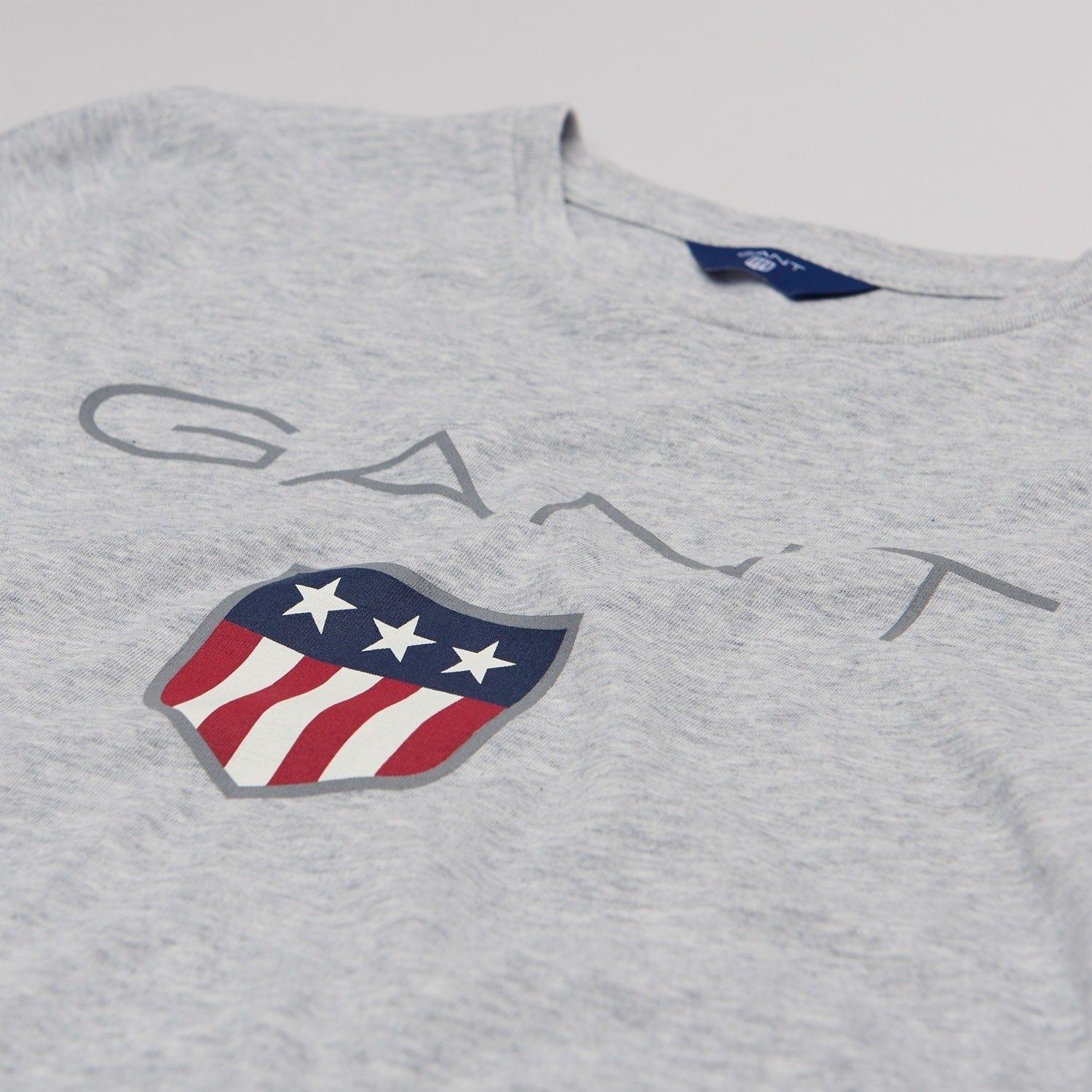 GANT  T-shirt  Confortable à porter-Shield Logo 