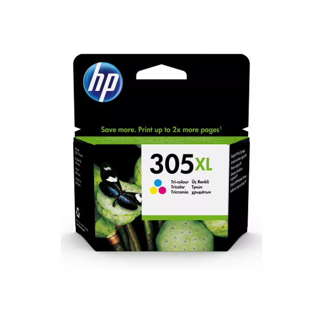 Hewlett-Packard – HP Tintenpatrone 305XL color 3YM63AE#UUS DeskJet 2300/2700 200 Seiten, 500 Stück