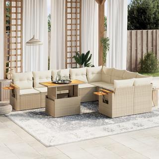 VidaXL Garten sofagarnitur poly-rattan  