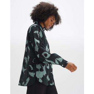 OPUS  Chemisier à chemise Fumine floral coupe droite 