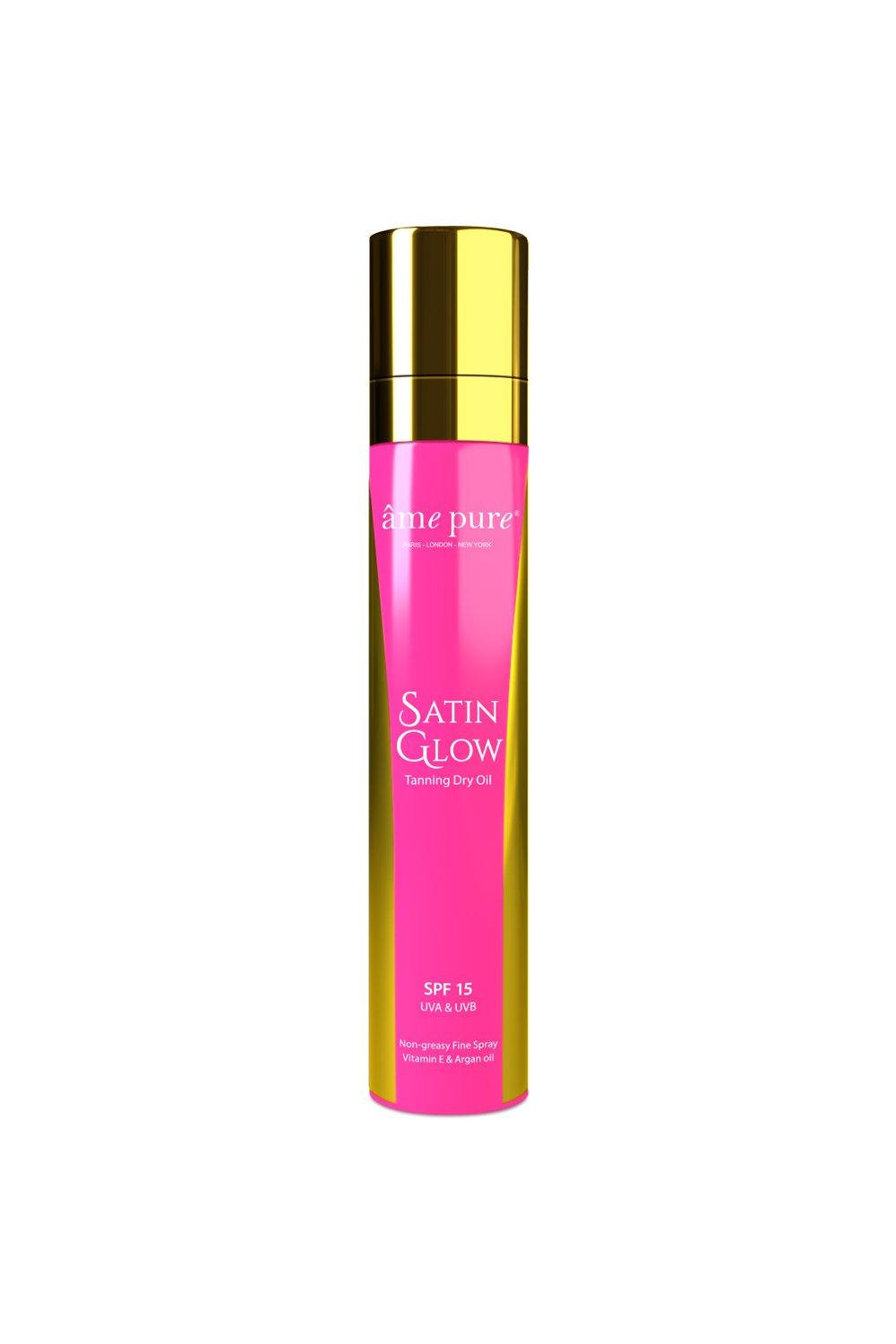 Image of Satin Glow | Sonnenöl Spf 15 - Bräunungsöl, Uva/ Uvb-strahlen Schütztung/ Duft Der Tropischen Kokosnuss Unisex 144ML