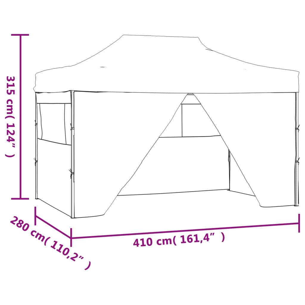 VidaXL tenda da festa Tessuto  