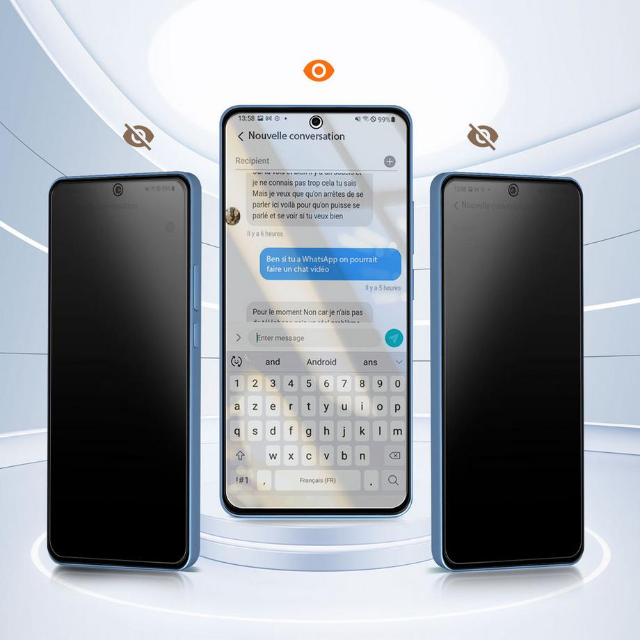 Avizar  Verre Anti-espion Redmi Note 13 4G 
