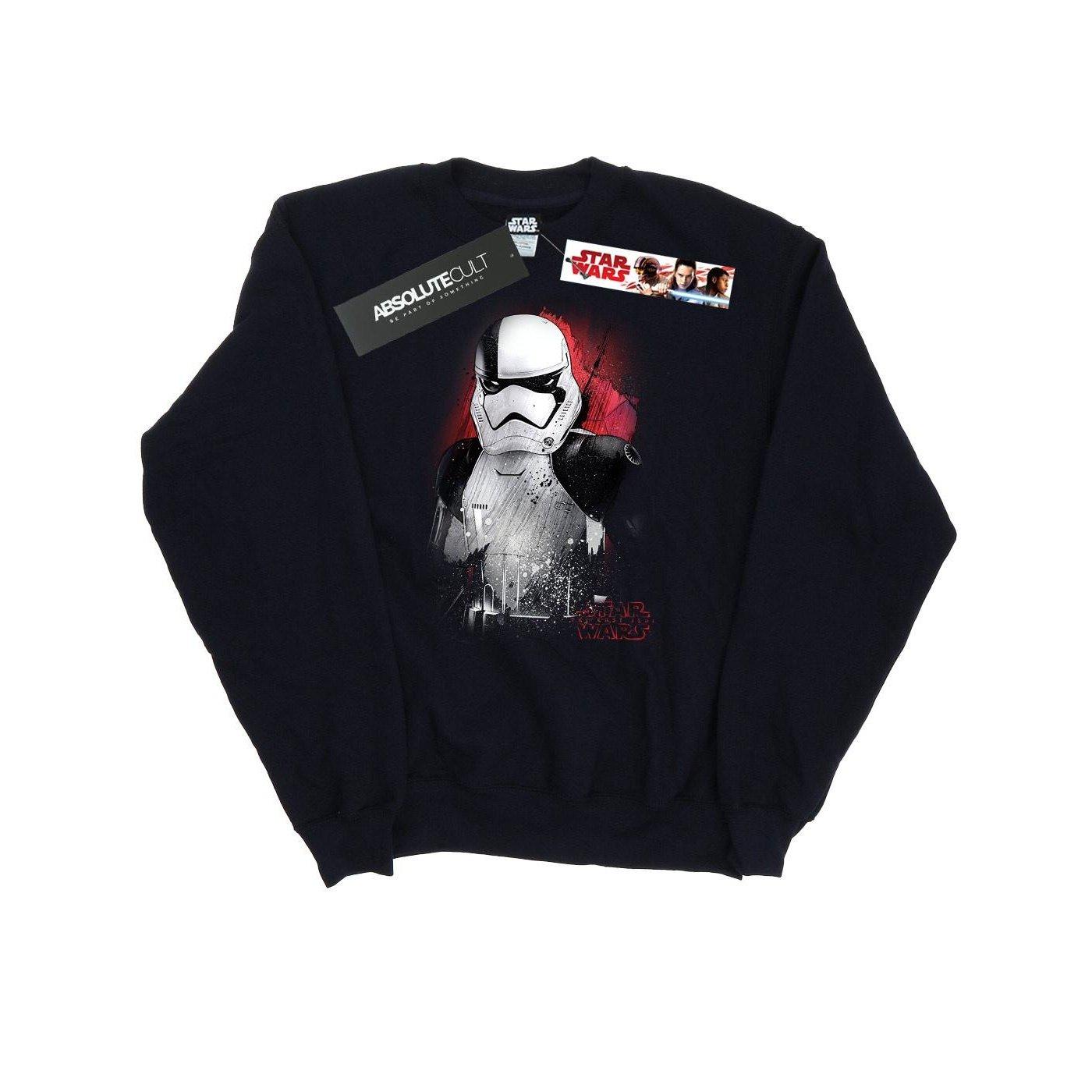 Image of The Last Jedi Stormtrooper Brushed Sweatshirt Damen Schwarz XL