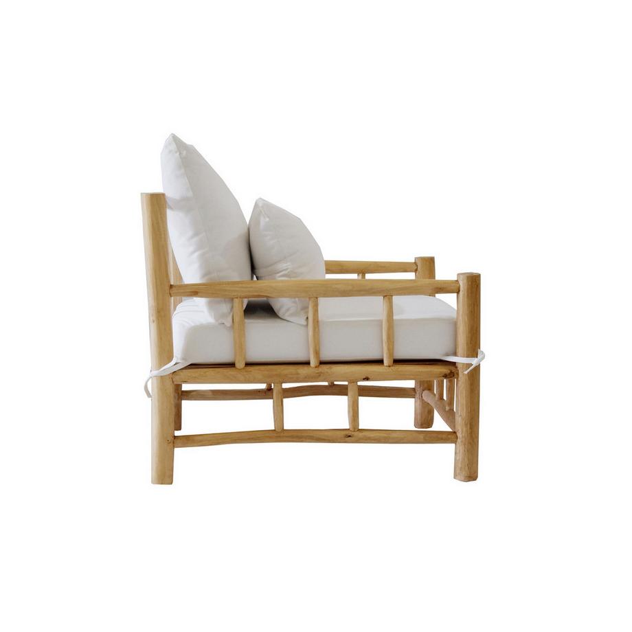 mutoni Gartensofa Verdezza 180x90x80 weiss  