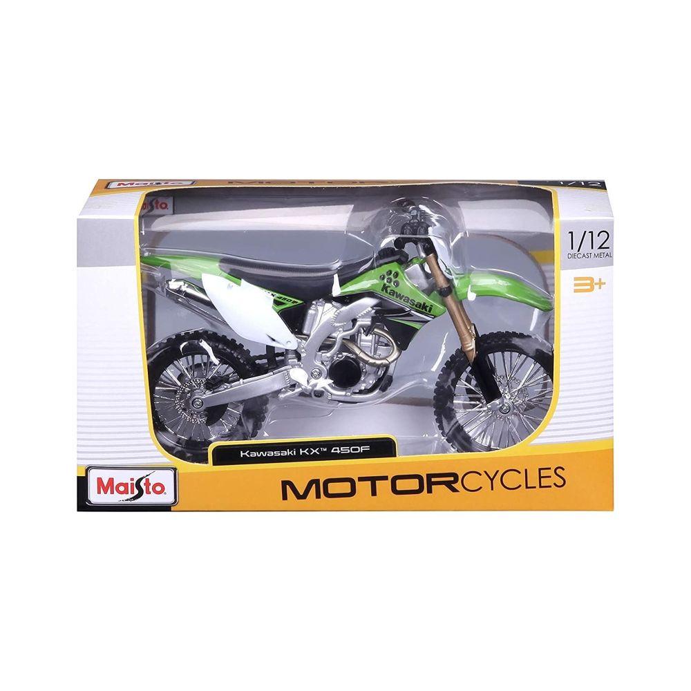 Maisto  1:12 Motorrad Kawasaki KX 450F 