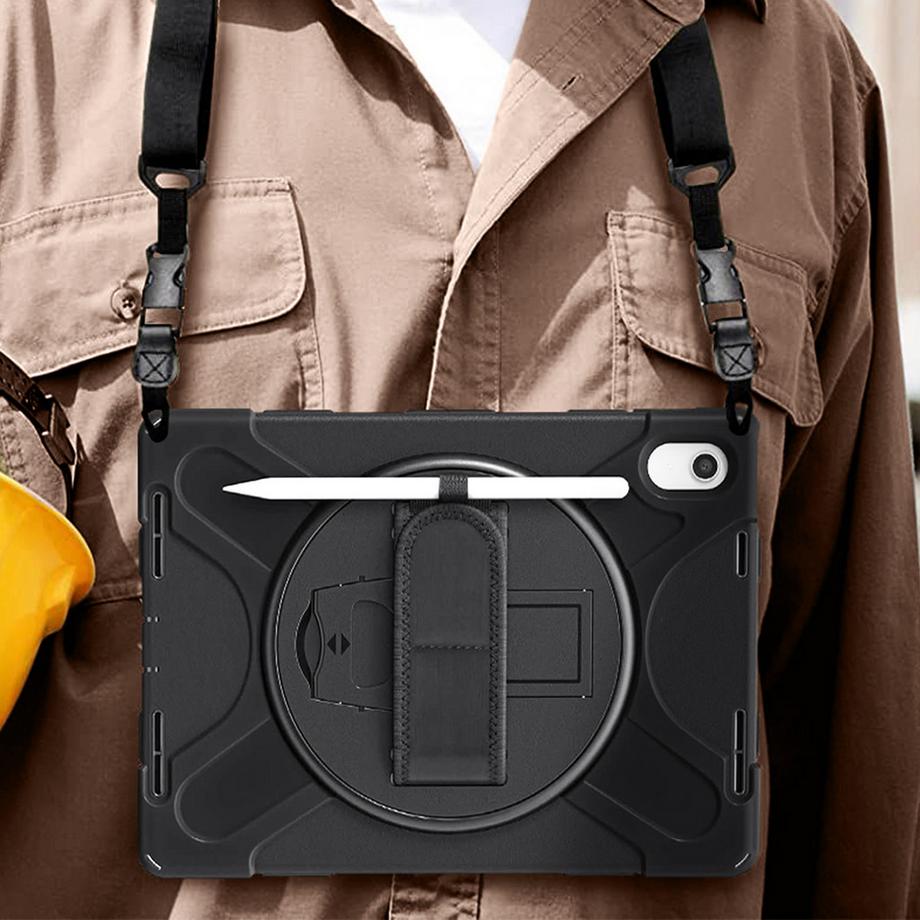 Akashi  Coque iPad 10 2022 Antichoc Akashi Noir 