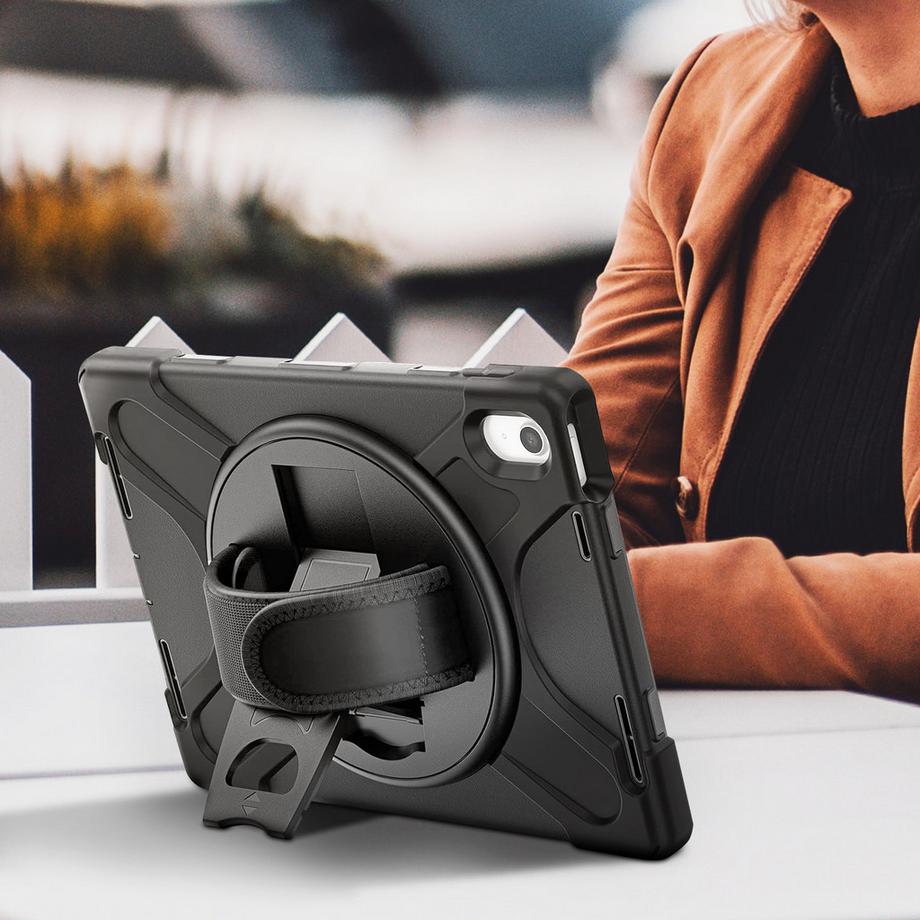 Akashi  Coque iPad 10 2022 Antichoc Akashi Noir 