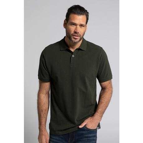 JP1880  Maglia basic in piqué con colletto polo e mezze maniche, fino alla tg. 10XL 