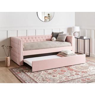 Beliani Letto estraibile en Bouclé Glamour GASSIN  