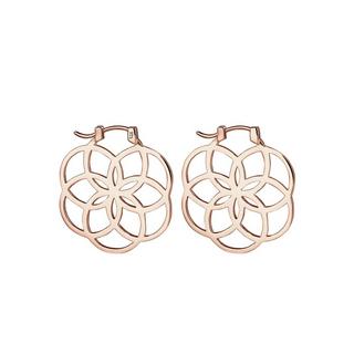 Elli  Ohrringe Creolen Lebensblume 