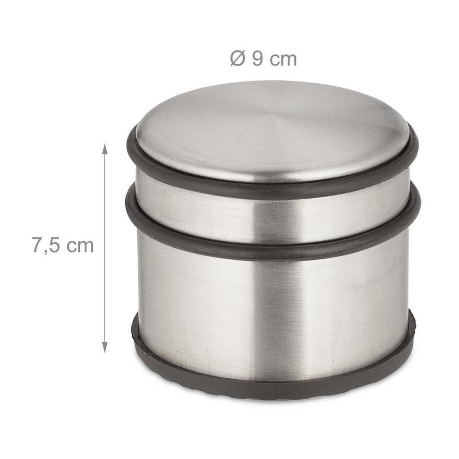 Northix Fermaporta in acciaio inox - 4 pezzi  