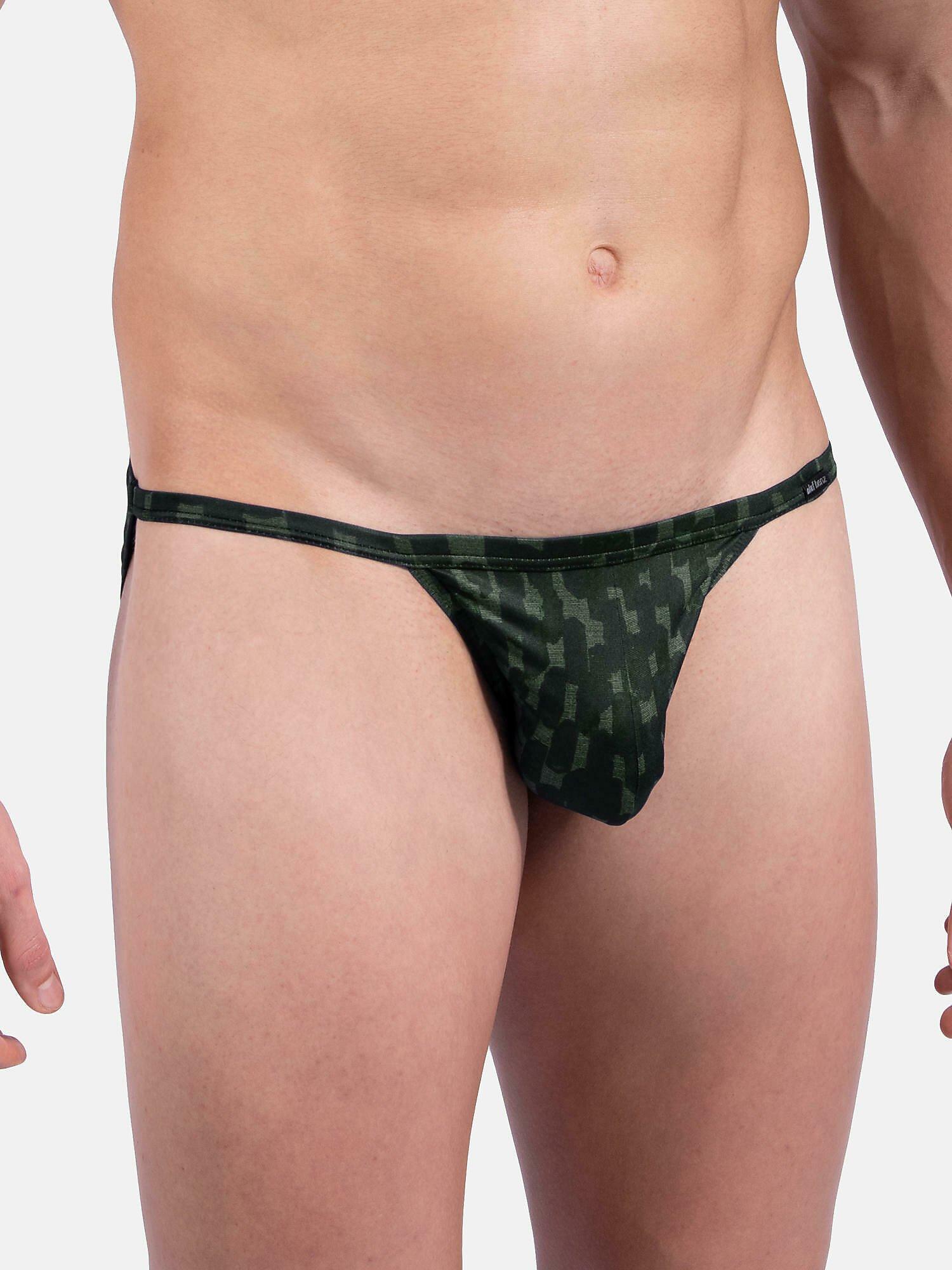 Image of Athletischer Slip Herren Grün M