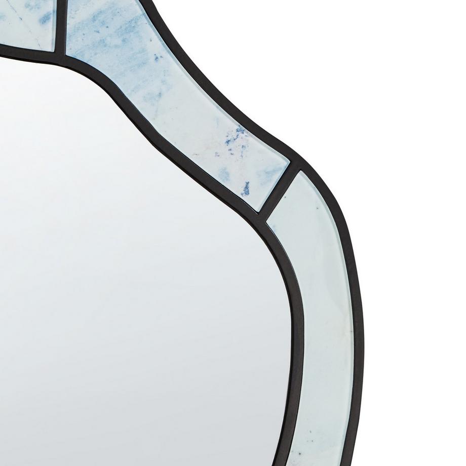 Beliani Wandspiegel aus Glas  LIVERDUN  