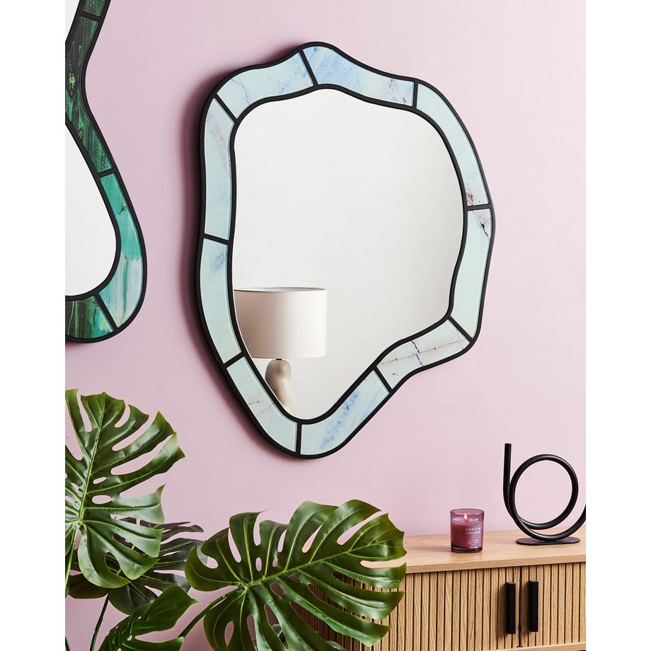 Beliani Wandspiegel aus Glas  LIVERDUN  