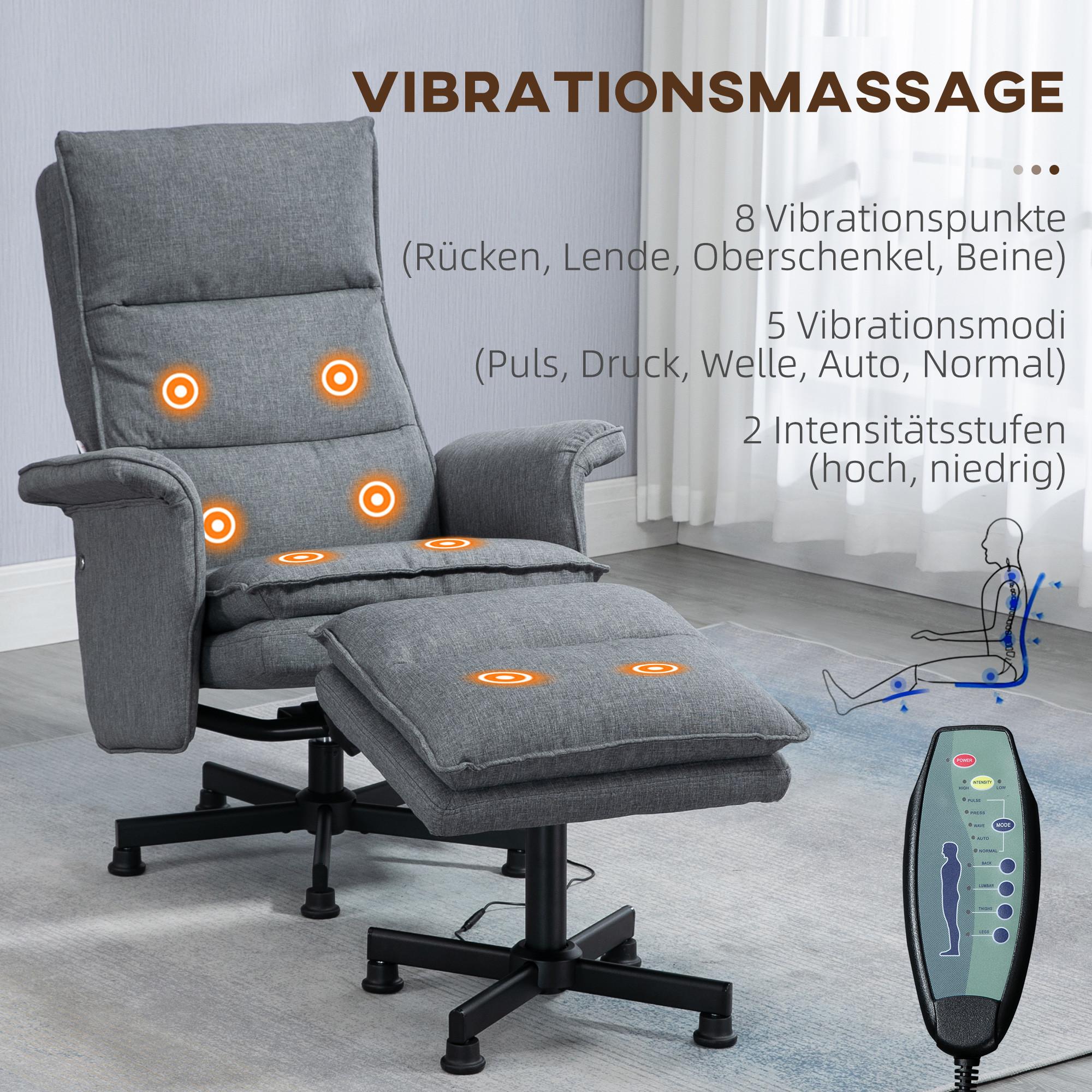 HOMCOM  Chaise de massage 