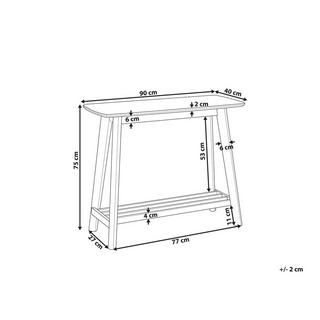 Beliani Console en MDF Traditionnel TULARE  