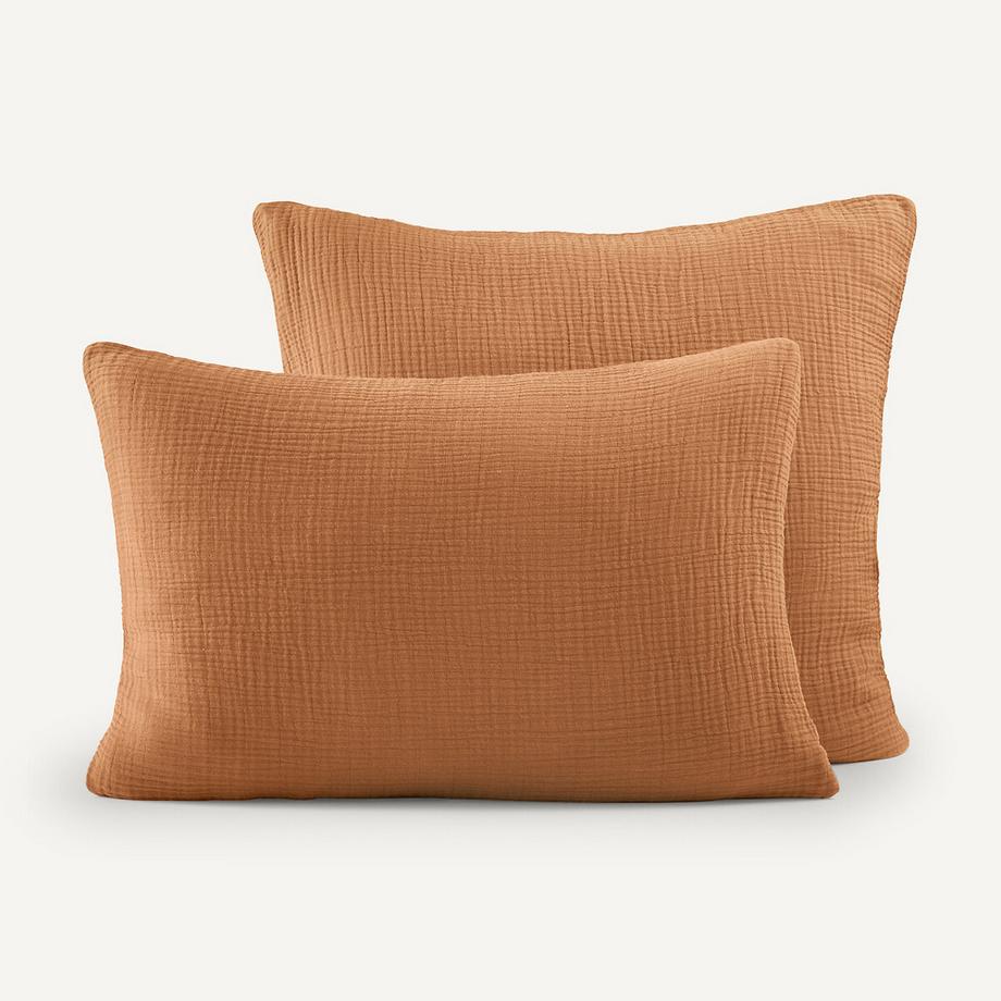 Taie d'oreiller gaze de coton biologique