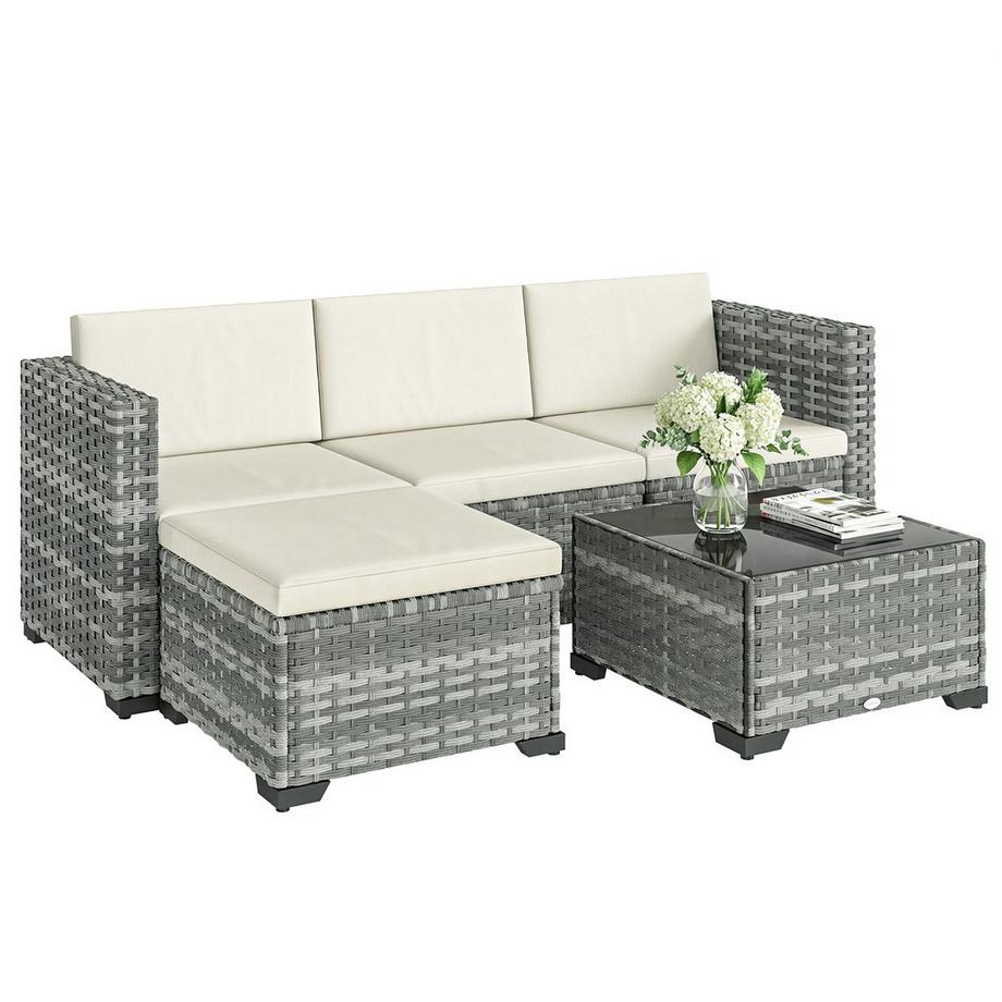 Rattan Gartenmöbel Set