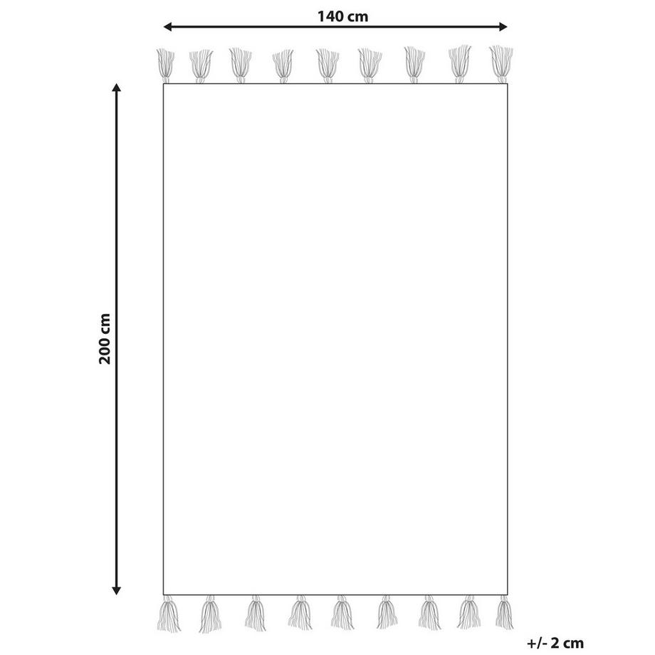 Beliani Tapis enfant en Coton  ZAYSAN  