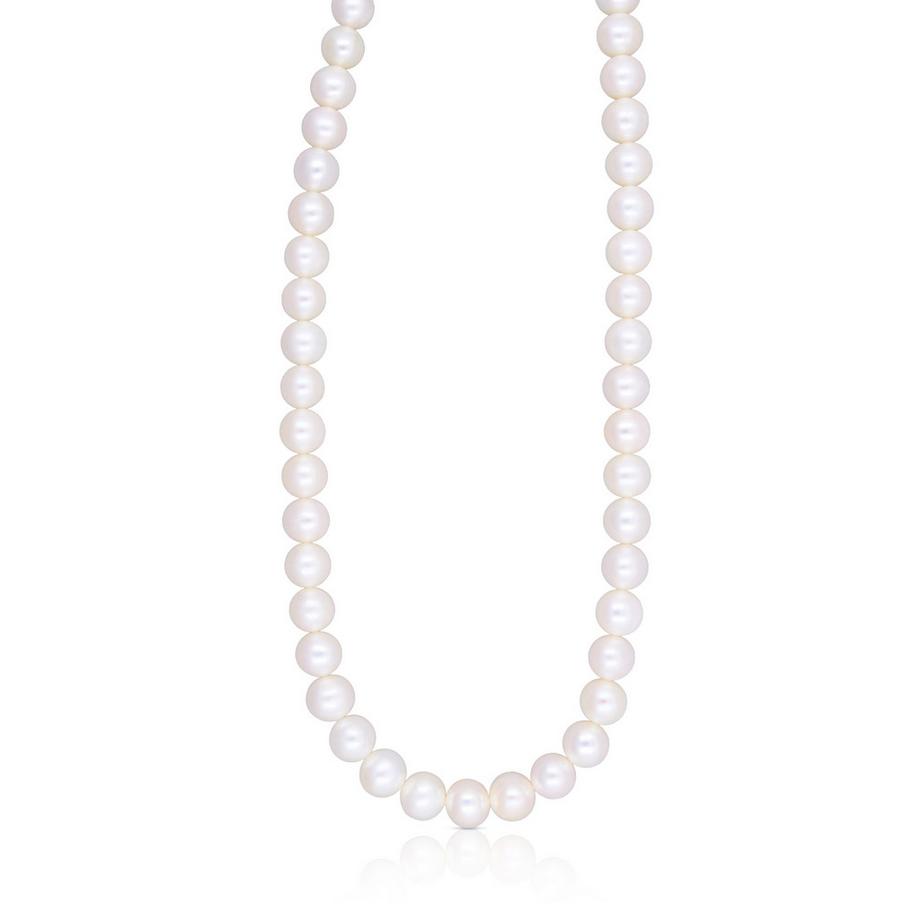 MUAU Schmuck  Collier Silber 925 Süsswasserperle 7-7.5mm 