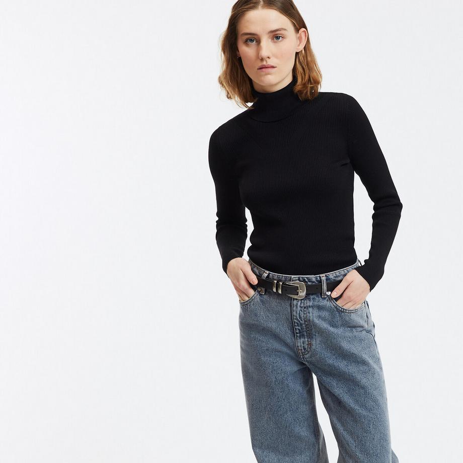 La Redoute Collections Feinstrick Rollkragenpullover  