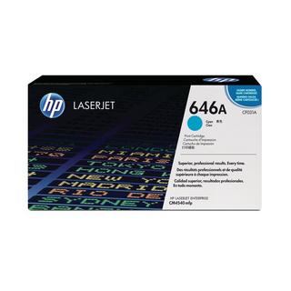 Hewlett-Packard  HP Toner-Modul 646A cyan CF031A Color LJ CM4540 12'500 Seiten 