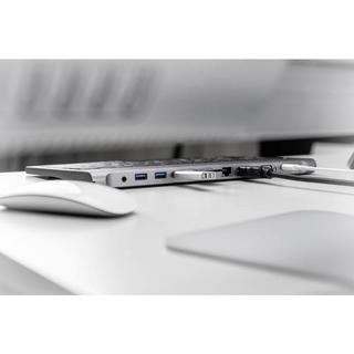 Digitus  10-Port USB-C Dock mit Tastatur (GER), HDMI, VGA, 3x USB 3.0, 2x card reader, 2x USB-C, RJ45, Audio 