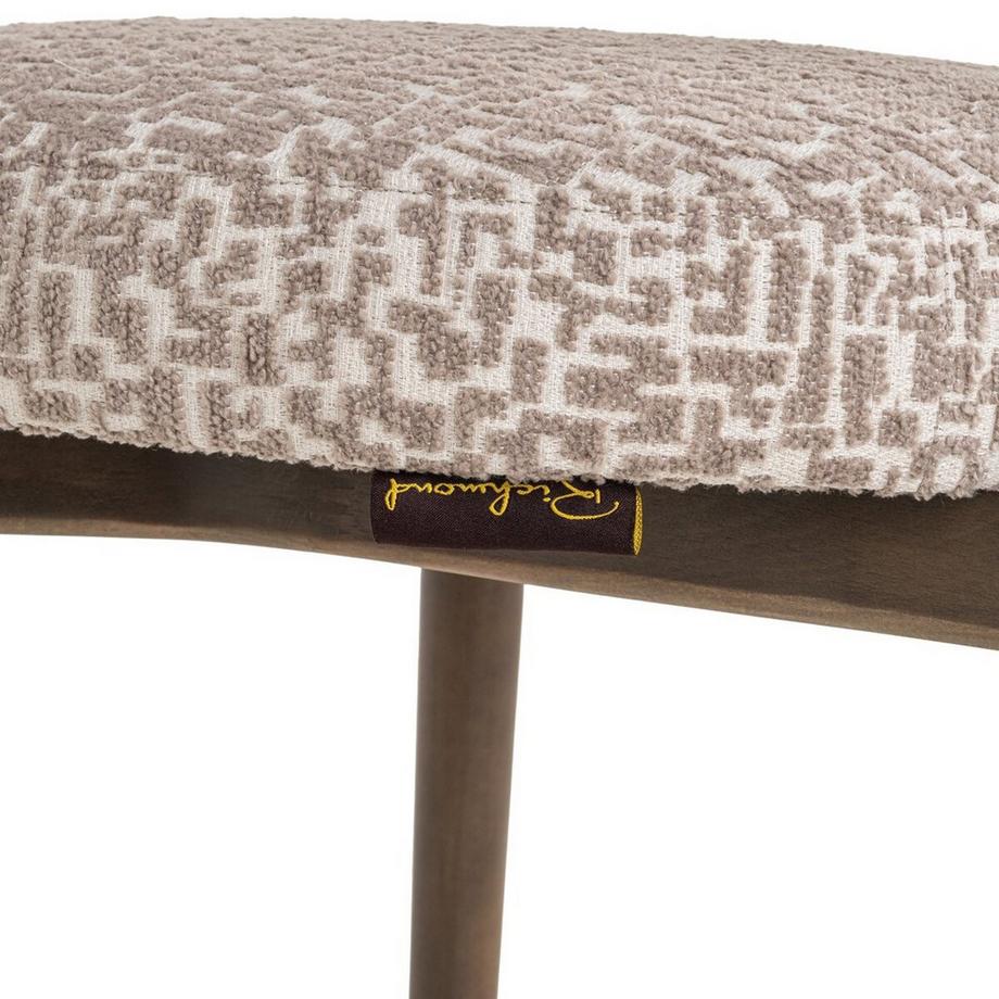 Richmond Interiors Chaise de salle à manger Basker natural geo (lot de 2)  