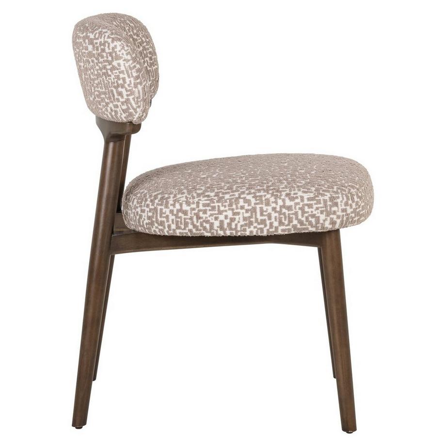 Richmond Interiors Chaise de salle à manger Basker natural geo (lot de 2)  