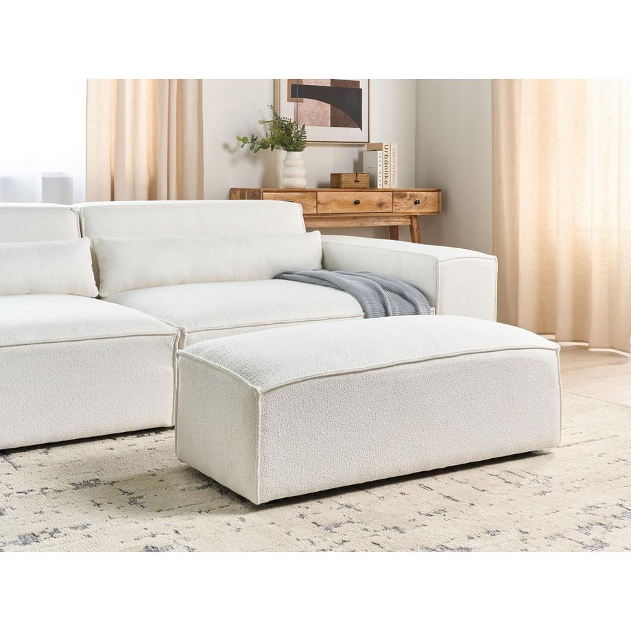Beliani Ottoman en Bouclé  HELLNAR  