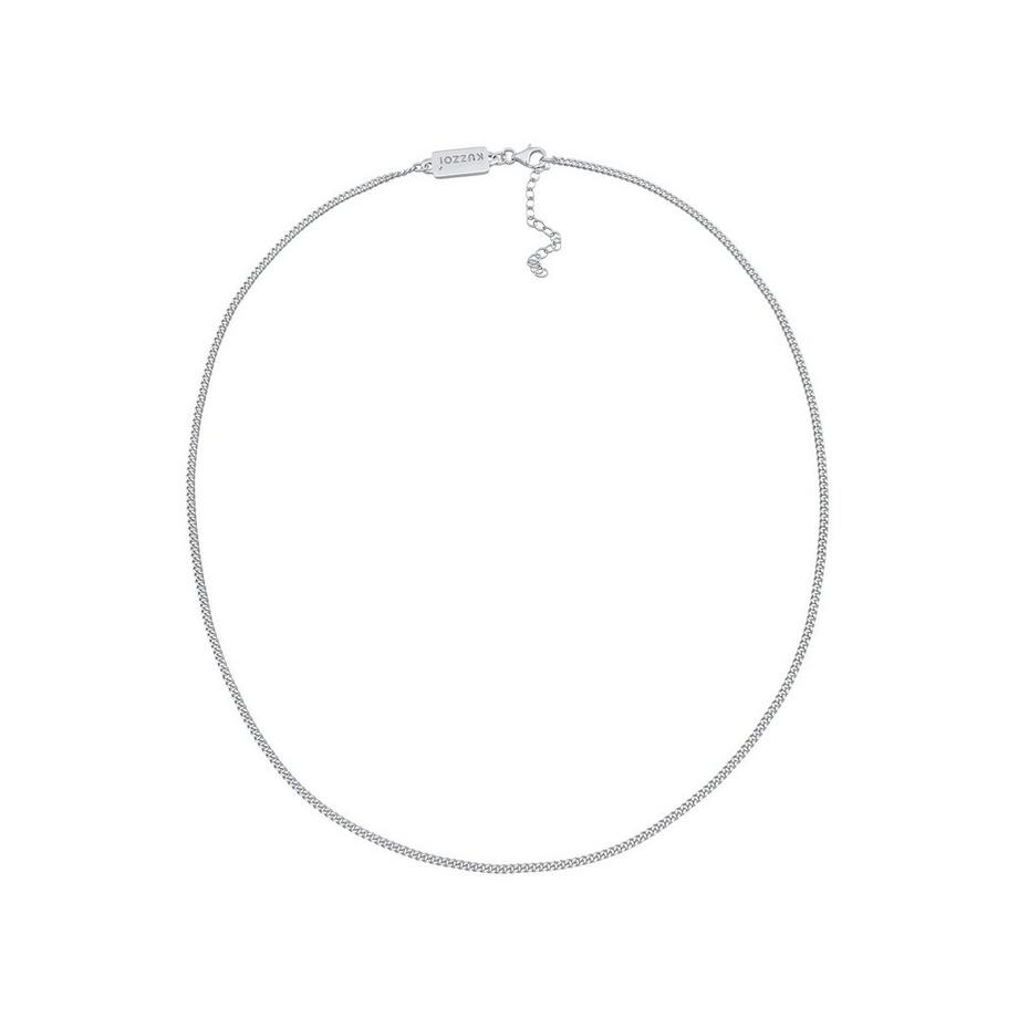 Kuzzoi  Halskette  Panzerkette Basic Fein 925 Silber 