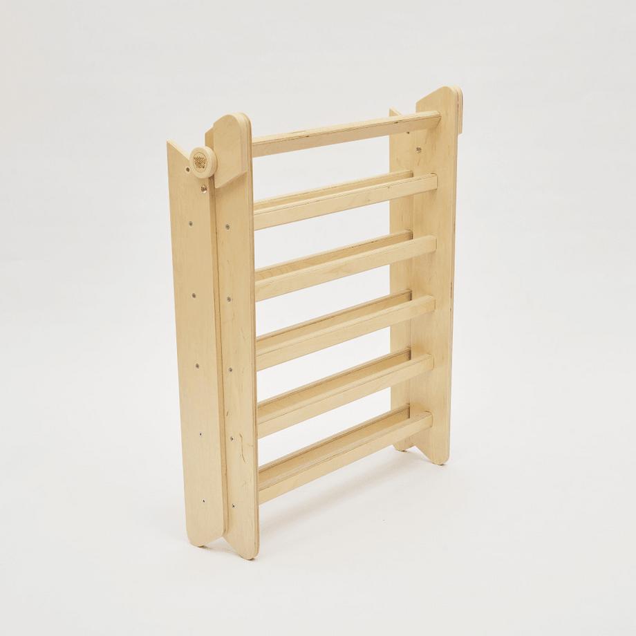 Montessori  Set - Dreieck mit Rutsche/Kletterleiter - Natur 