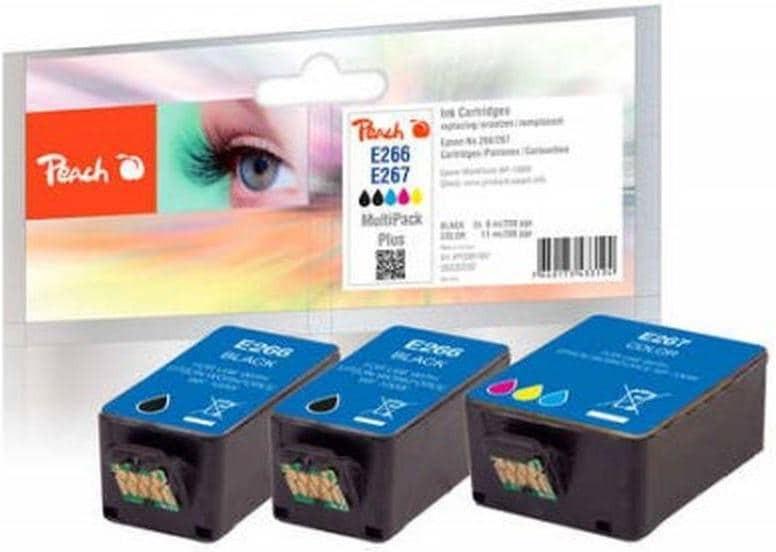 Peach  Tinte Epson No 266/267 MP+ No266/267 MP, 2xblack, 1xcolor 