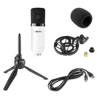 Vonyx  Vonyx CM300W Bianco Microfono da studio 